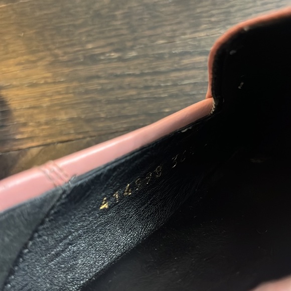 These are AUTHENTIC USED GUCCI Rose Pink Jordan leather loafers size 36.5 - Picture 13 of 16
